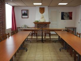 La salle des mariages mise en place pour les conseils municipaux